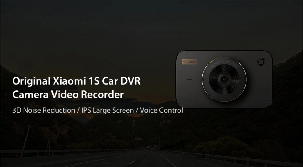 coupon, gearvita, Xiaomi 1S Car DVR Global Version 140 Degree Wide Angle