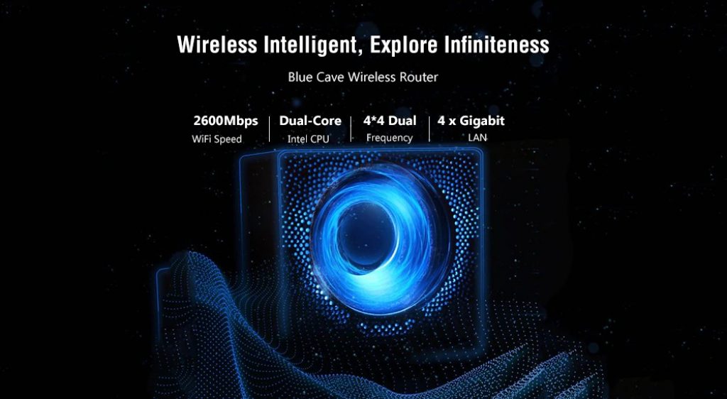 coupon, gearbest, ASUS Blue Cave AC2600M Dual Band Wireless Intelligent Router
