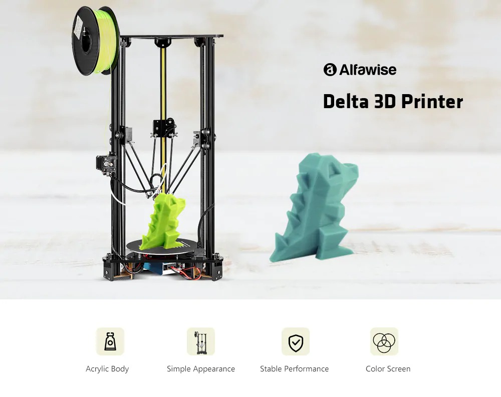 coupon, gearbest, Alfawise Delta 3D Printer