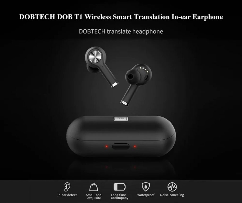 coupon, gearvita, DOBTECH DOB T1 2 in 1 Bluetooth 5.0 TWS Earphones and Speaker with Smart Translation
