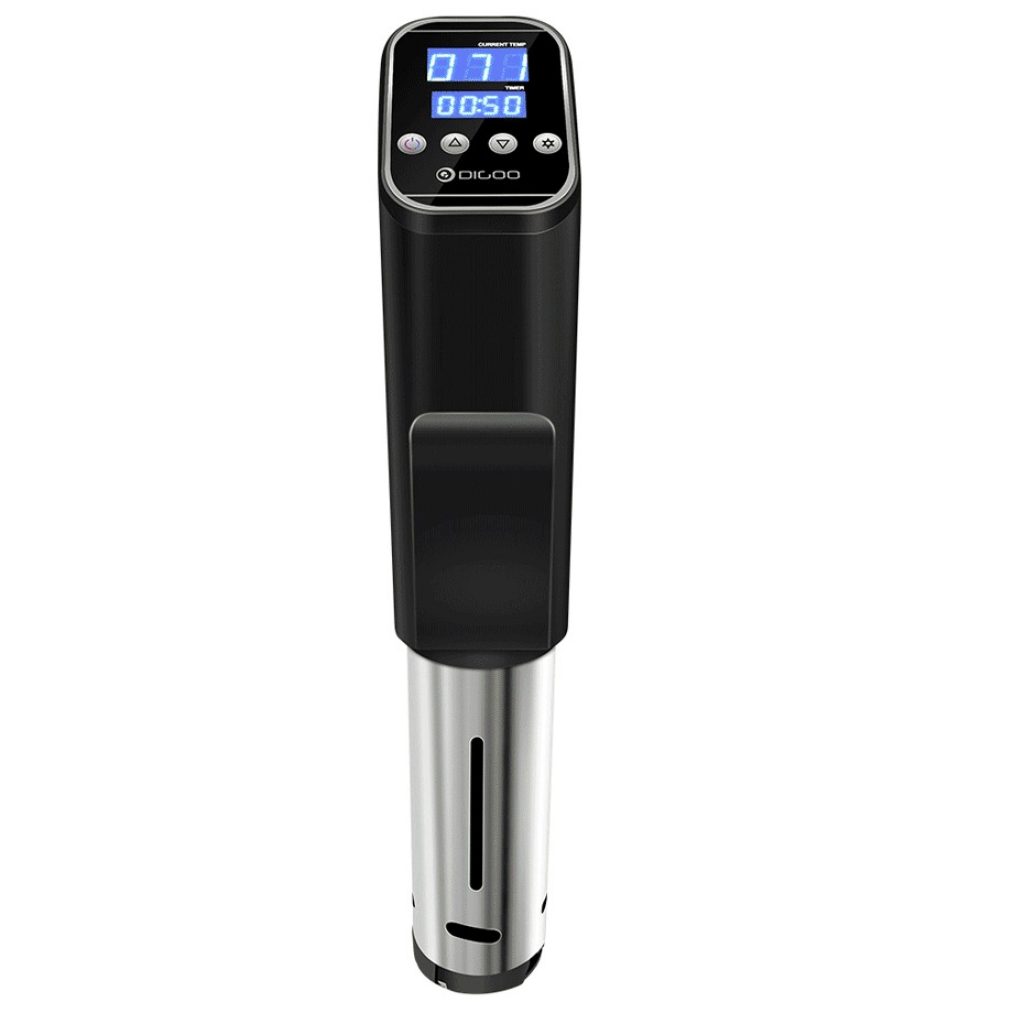 Digoo DG-SV10 Sous Vide Cooker Digital Accurate Temperature Control LED Touch Screen Screen Display Thermal Immersion Circulator Slow Cooker With Adjustable Clamp - 110V, COUPON, BANGGOOD