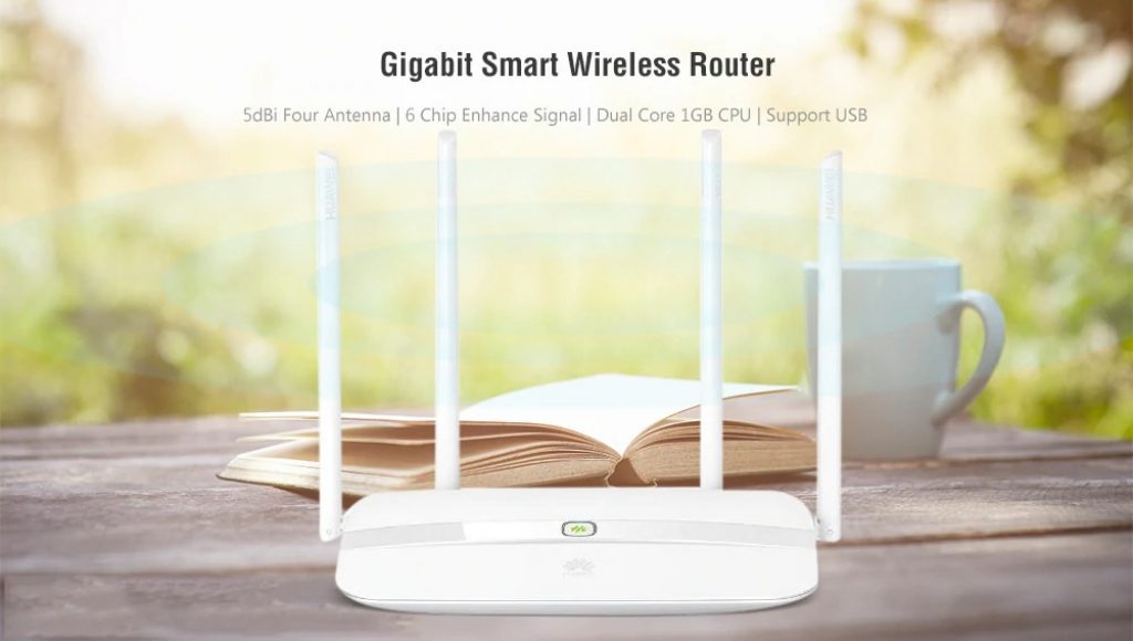 coupon, gearbest, HUAWEI WS832 AC1200M Gigabit Smart Wireless Router