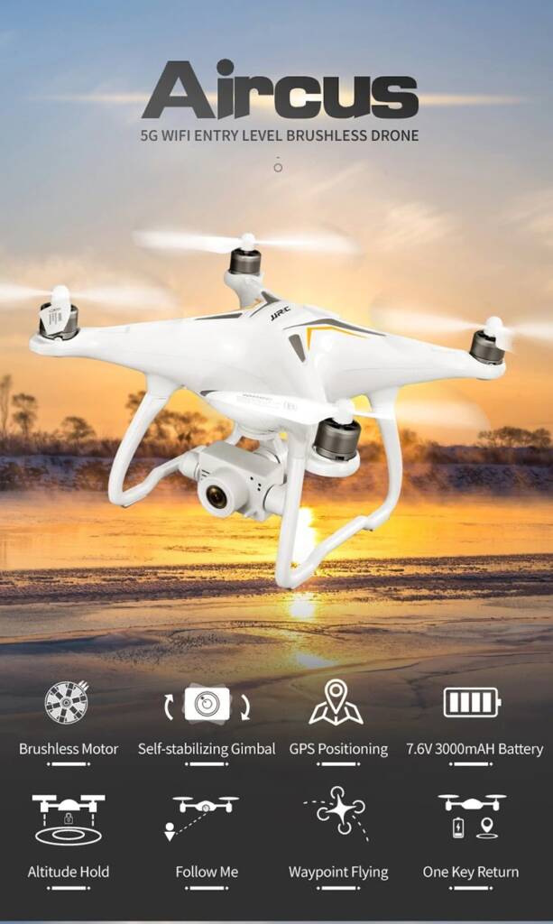 jjrc x6 aircus gps rc drone