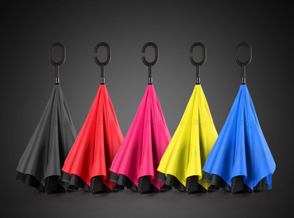 coupon, banggood, KCASA UB-1 Creative Reverse Double Layer Umbrella Folding Inverted Windproof Car Standing Rain Protection