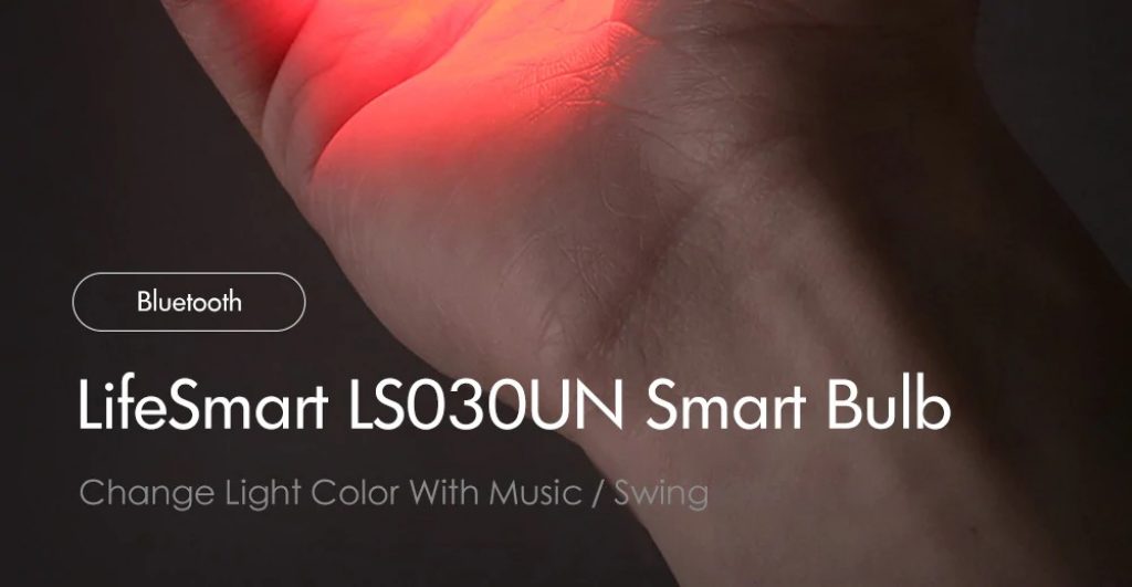 coupon, gearbest, LifeSmart LS030UN 90 - 240V 6W Bluetooth Smart Bulb