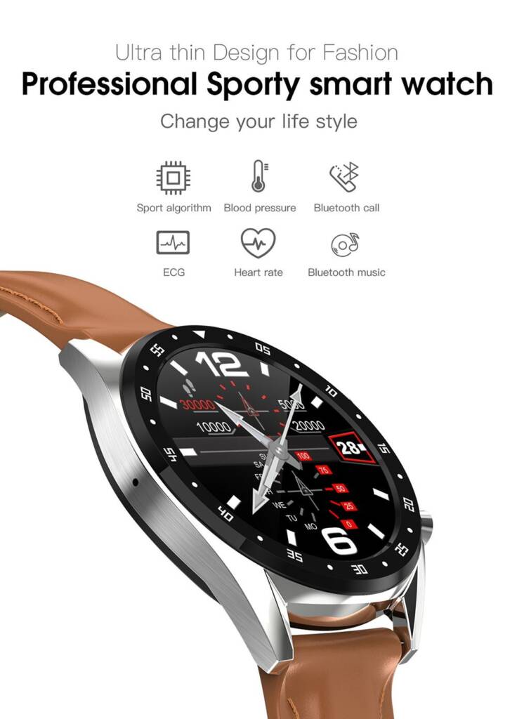 coupon, gearvita, Microwear L7 Bluetooth Smartwatch