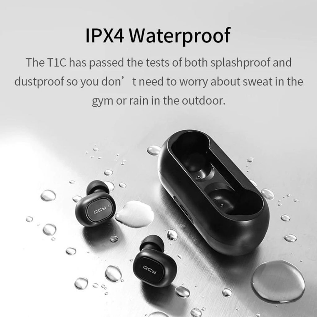 coupon, gearbest, QCY T1 TWS Bluetooth Wireless Earphones with Dual Microphone Sports Headphones