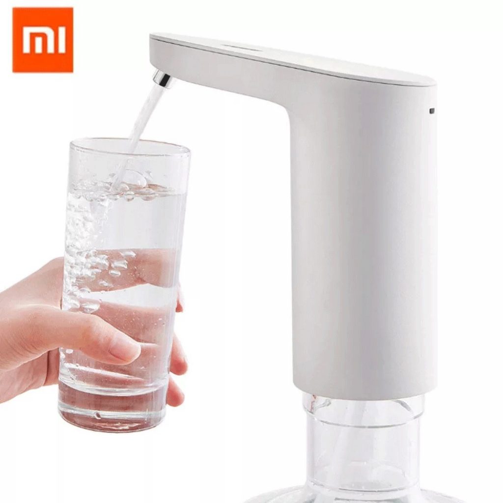 [Upgrade Version] Original XIAOMI HD-ZDCSJ01 Automatic Rechargeable USB Mini Touch Switch Water Pump Wireless Electric Dispenser with TDS Water Test Water Pumping Device - White, COUPON, BANGGOOD