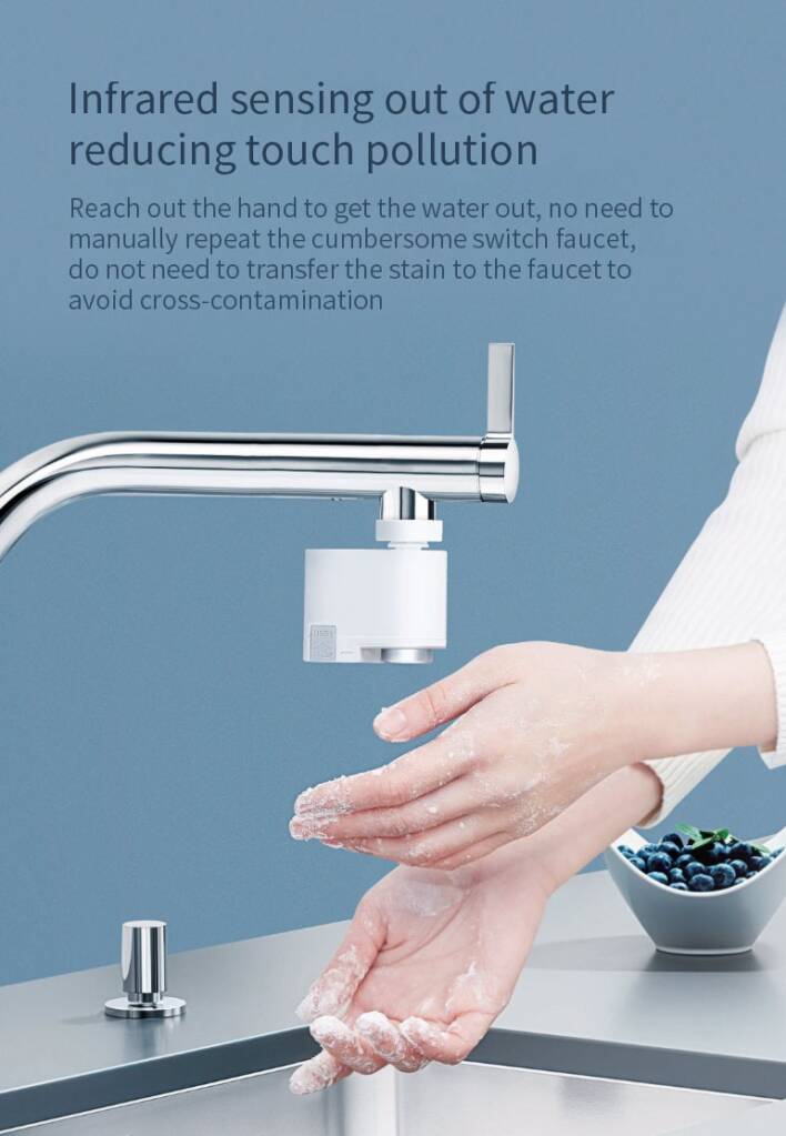 coupon, banggood, XIAOMI Z Smart Induction Water Saving Device Intelligent Automatic Induction Faucet