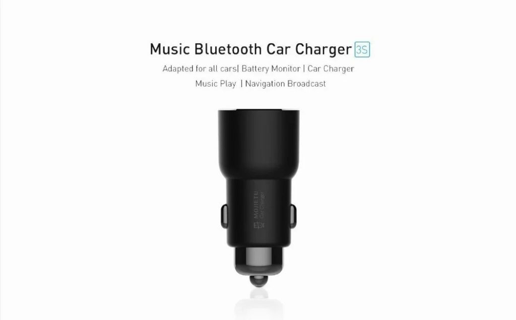 coupon, gearvita, Xiaomi 3S MOJIETU Music Bluetooth Car Charger