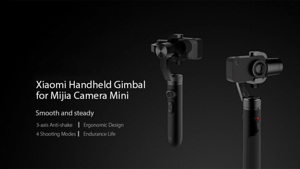 coupon, gearvita, Xiaomi Mi 3-axis Action Camera Handheld Gimbal