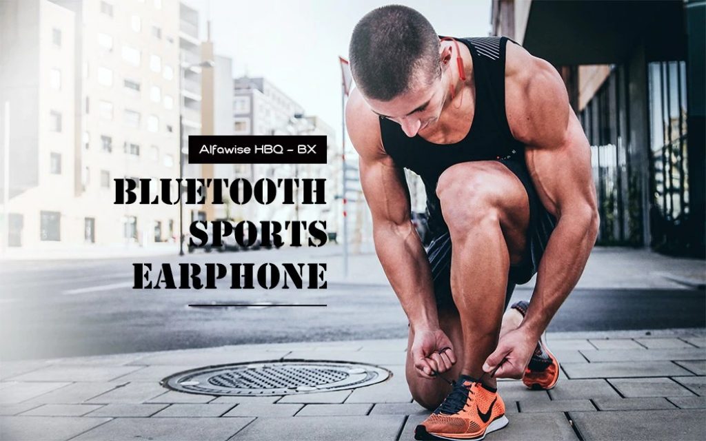 coupon, gearbest, Alfawise HBQ - BX Bluetooth Sports Earphone HiFi Earbuds