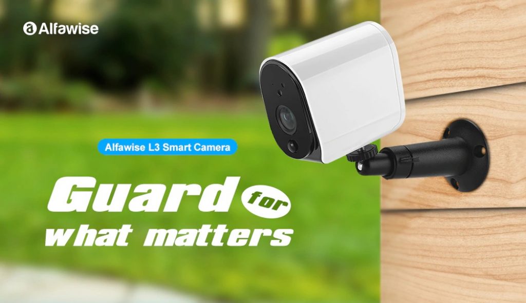 coupon, gearbest, Alfawise L3 Plus 1080P Smart WiFi IP Network Battery Camera