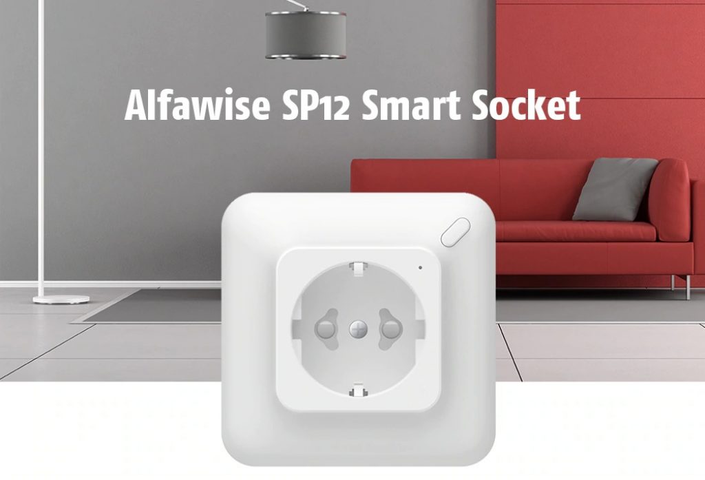 coupon, gearbest, Alfawise SP12 EU WiFi Waterproof Smart Socket