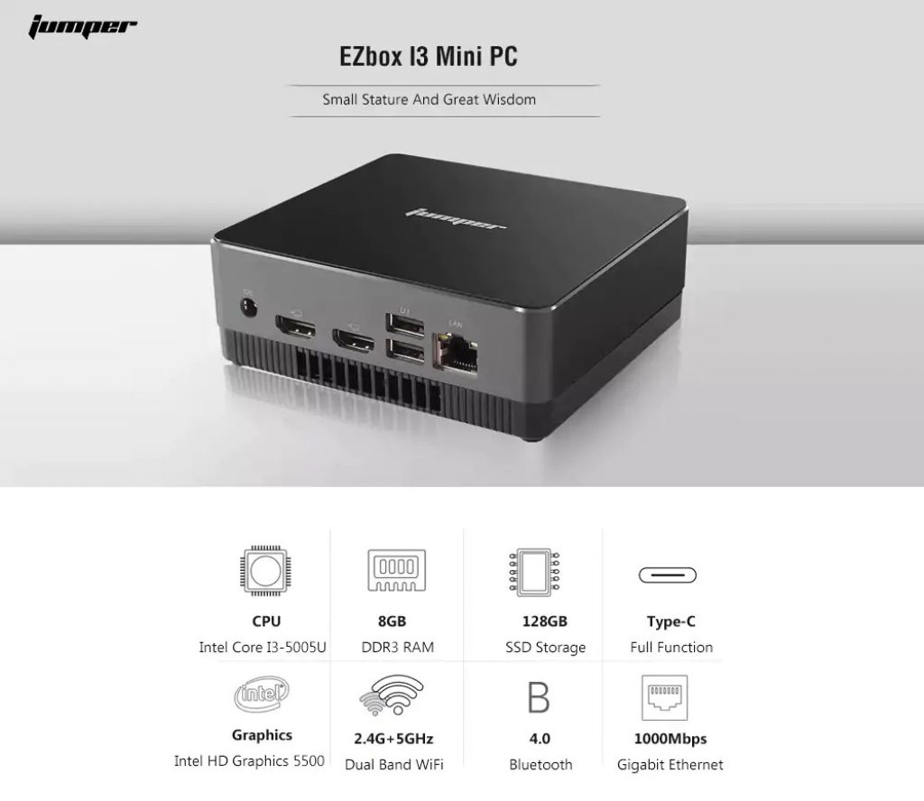 coupon, gearbest, Jumper EZbox I3 Mini PC