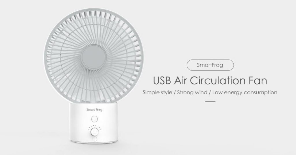 coupon, gearvita, SmartFrog USB Air Circulation Fan from Xiaomi Youpin