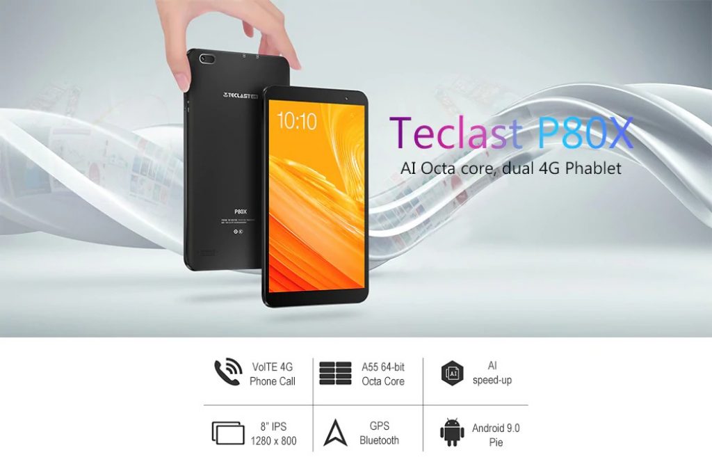 banggood, kupon, gearbest, Teclast P80X 8.0 tommer 4G Phablet Tablet