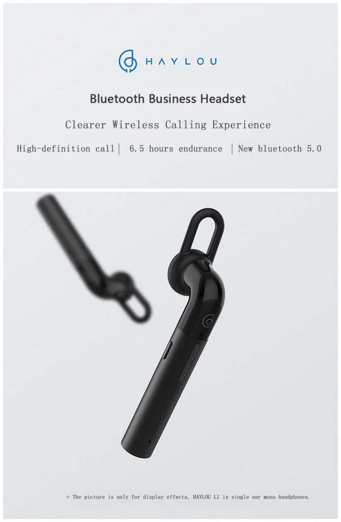 coupon, gearvita, Xiaomi Haylou L1 Metal Dual-mic Noise Reduction Bluetooth Earphone