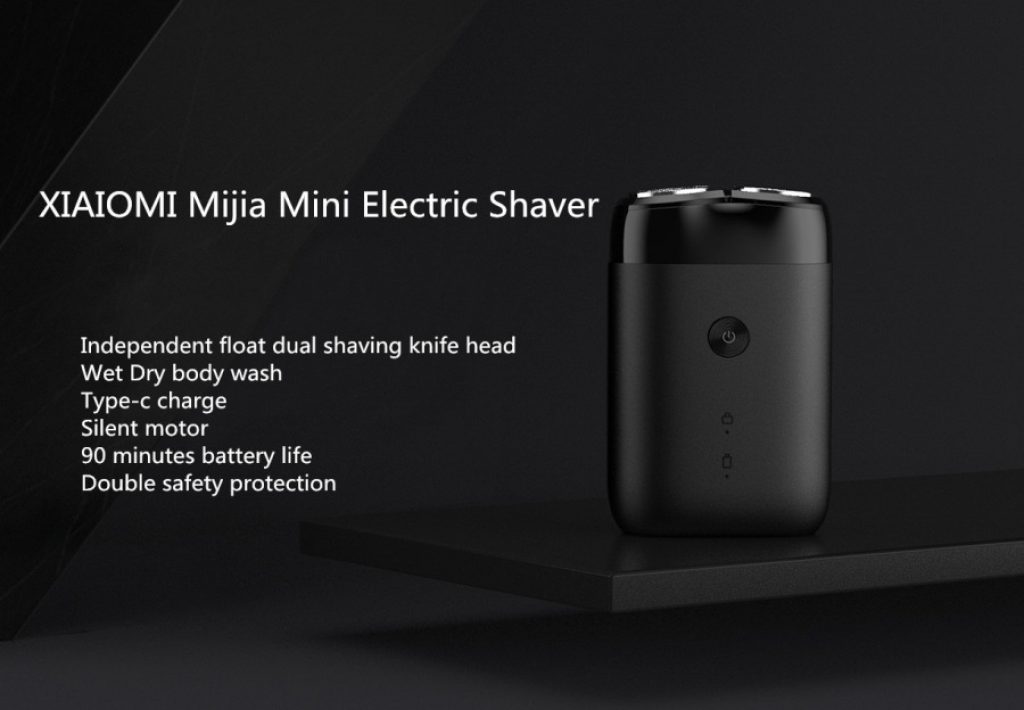 coupon, banggood,Xiaomi Mijia Dual Float Blades Shaving Type-C Electric Shaver IPX7 Waterproof Silent Motor Dry Wet Electric Razor for Men