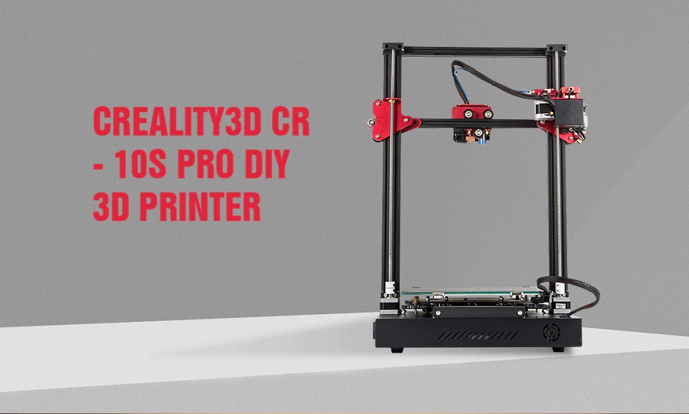 banggood, coupon, gearbest, Creality CR - 10S Pro 300 x 300 x 400 3D Printer with 3D Viewer