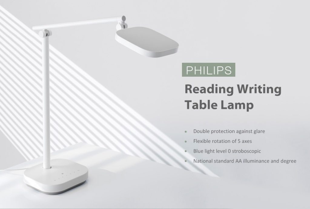 coupon, gearbest, PHILIPS Reading Writing Table Lamp ( Xiaomi Ecosystem Product )