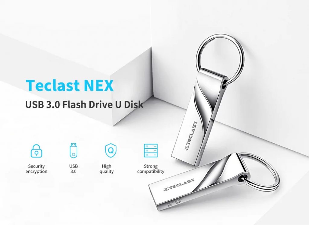 coupon, gearbest, Teclast NEX USB 3.0 Flash Drive Waterproof Keychain U Disk