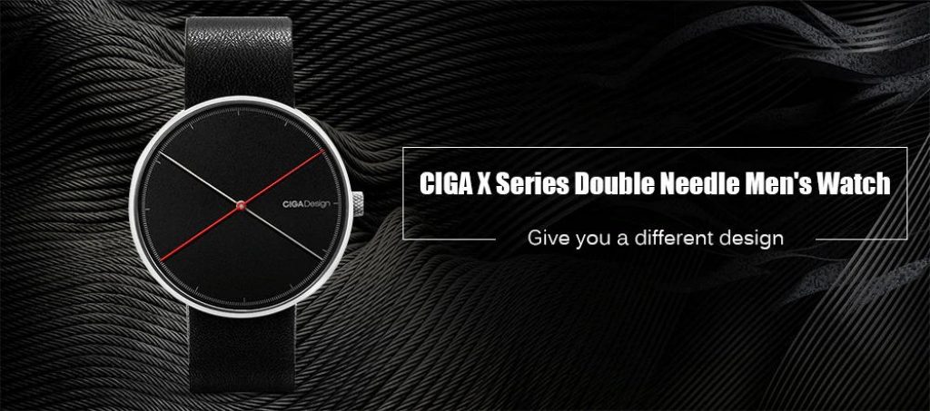 coupon, gearvita, Xiaomi CIGA Design X Series Double Needle Quartz Watch