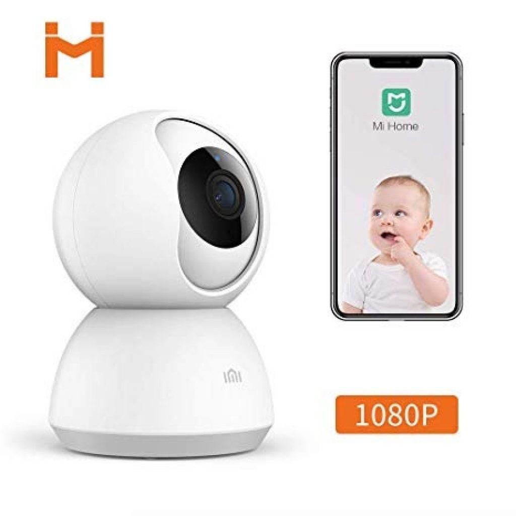 Xiaomi Mijia CMSXJ03C Smart 1080P PT WIFI 360° Panorama IP Camera Baby Monitors Home Wireless WIFI Camera HD Infrared Night Vision - White, COUPON, BANGGOOD