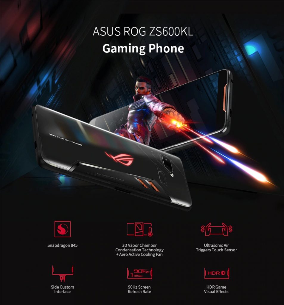 coupon, gearbest, ASUS ROG ZS600KL Gaming Phone 4G Phablet