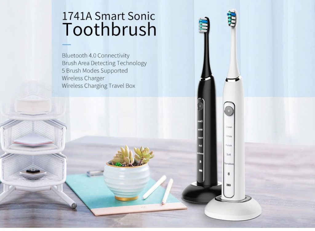 coupon, gearbest, J-Stylelife 1741A Smart Bluetooth Sonic Electric Toothbrush