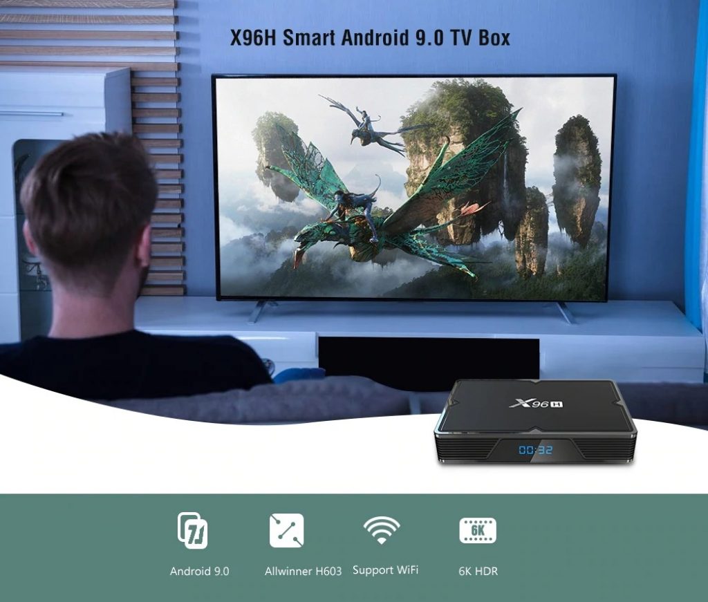 coupon, gearbest, X96H Smart Android 9.0 TV Box