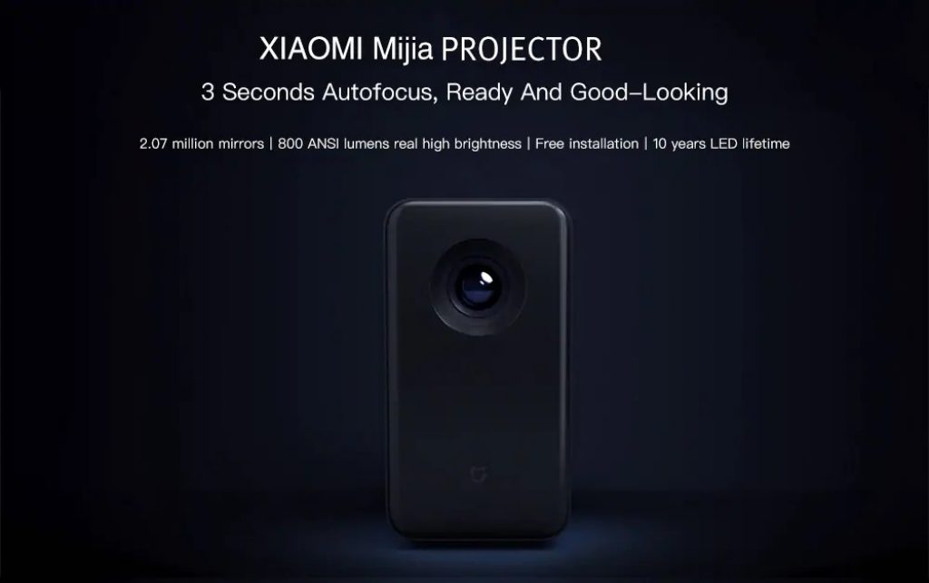 coupon, gearbest, Xiaomi Mijia TYY01ZM DLP 3500 Lumens Quad-core Projector