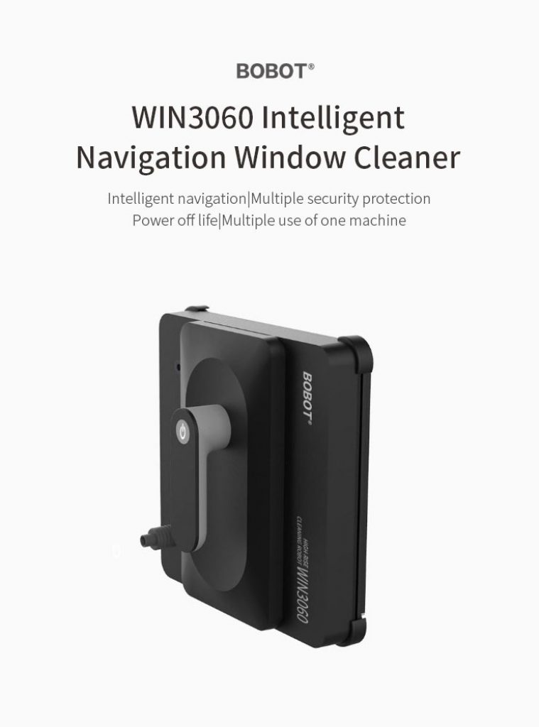 coupon, banggood, BOBOT WIN3060 Intelligent Navigation Window Cleaner 2500Pa Suction Multiple Security Protection Window Cleaning Robot from Xiaomi Youpin