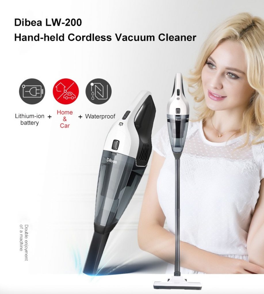 coupon, banggood, Dibea LW-200 Hand-held Cordless Vacuum Cleaner