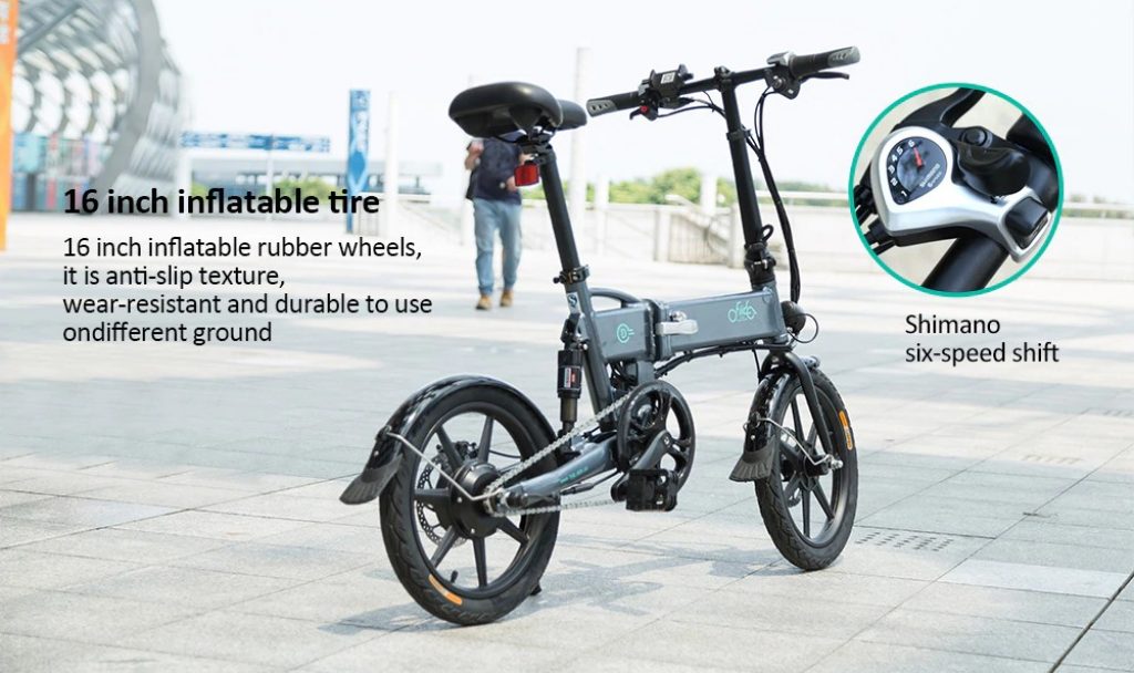 banggood, kupon, gearbest, FIIDO D2s Skiftversion Variabel hastighed Foldbar knallert Elektrisk cykel