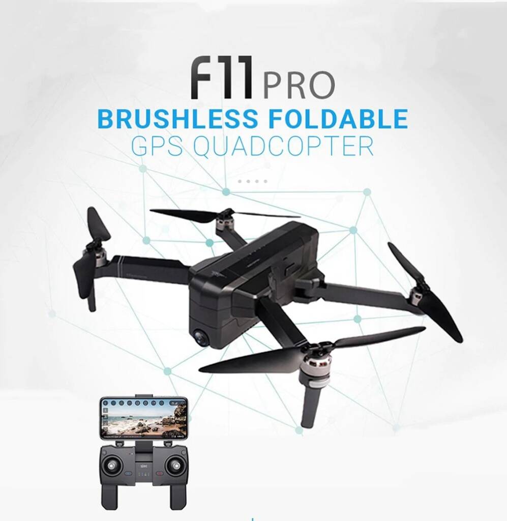 coupon, gearbest, SJRC F11 PRO GPS 5G WiFi Foldable FPV RC Drone Brushless Quadcopter RTF