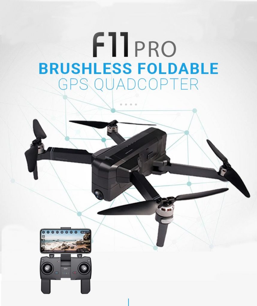 tomtop, coupon, banggood, SJRC F11 PRO RC Drone Quadcopter