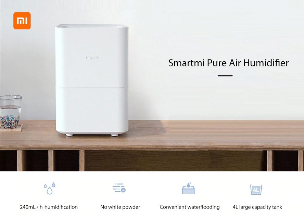 coupon, gearbest, Smartmi Pure Evaporative Air Humidifier ( Xiaomi Ecosystem Product )