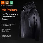 coupon, banggood, 90 FUN Intelligent Down Jacket From Xiaomi Youpin Automatic Heating Waterproof Goose Feather+