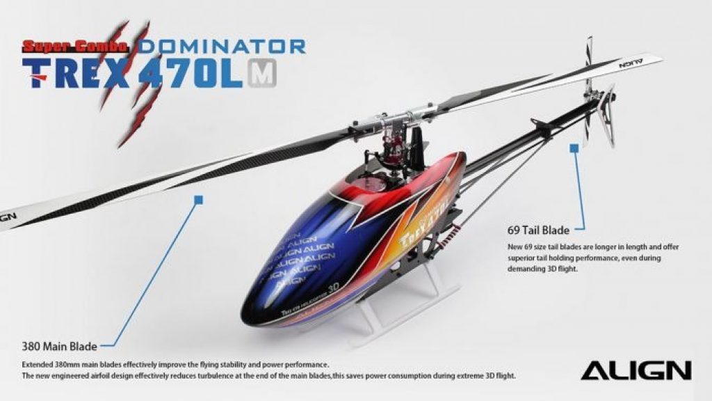coupon, banggood, Align T-REX 470LM 470L Dominator RC Helicopter RH47E01XT Super Combo