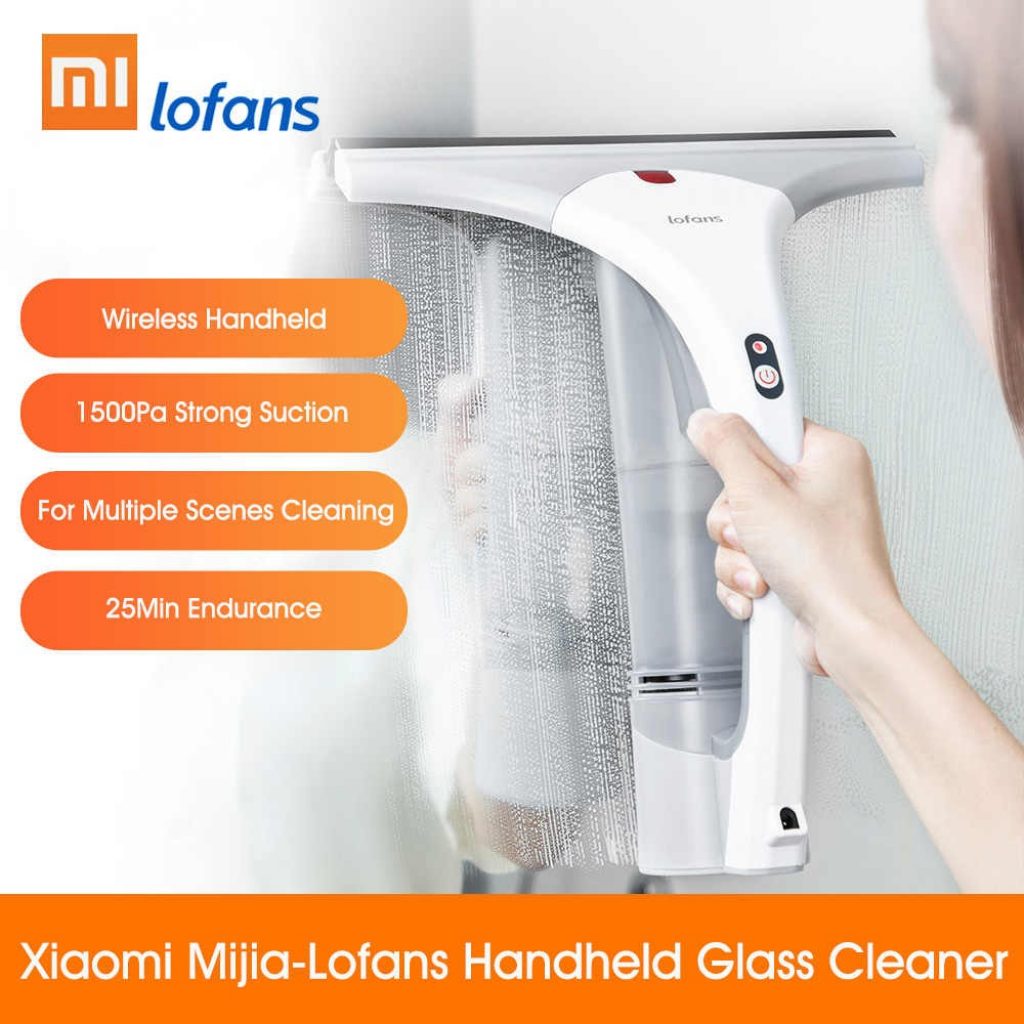 coupon, banggood, Lofans QX-408 Multifunction Wireless Windows Wiper Hand-held Glass Cleaner from Xiaomi Youpin