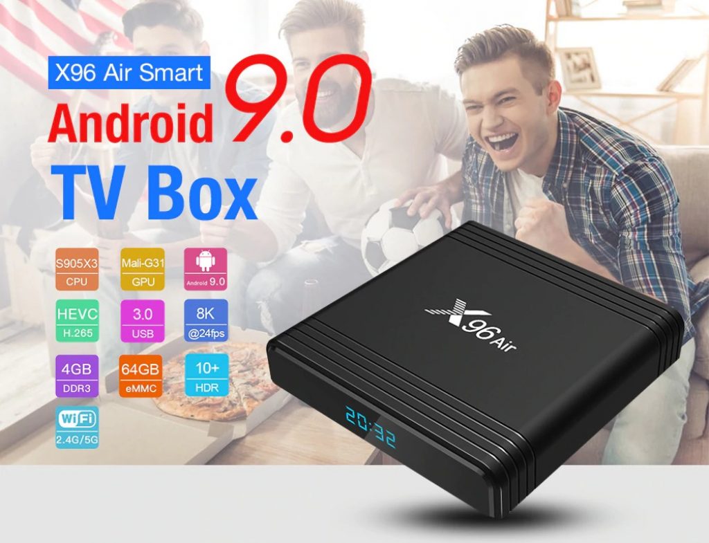 coupon, gearbest, X96 Air Smart Android 9.0 TV Box