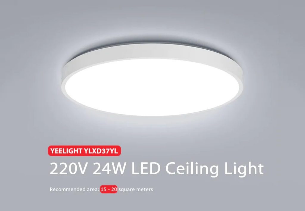coupon, gearbest, YEELIGHT YLXD37YL 220V 24W 350 x 60mm LED Ceiling Light ( Xiaomi Ecosystem Product )