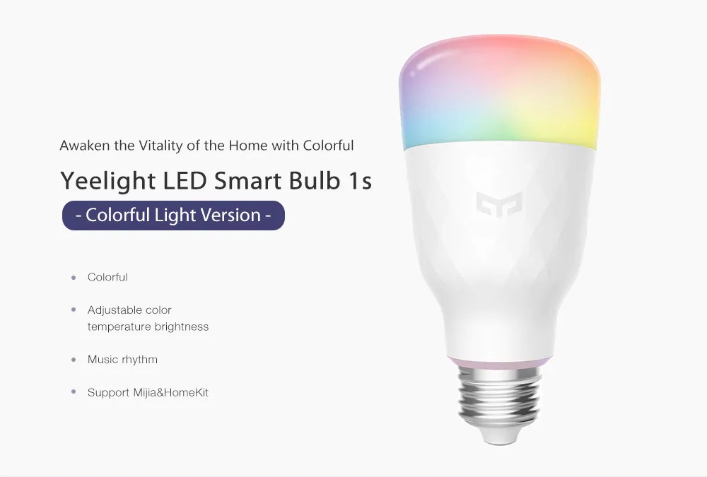 banggood, coupon, gearbest, Yeelight YLDP13YL 1s LED Lamp Smart Bulb