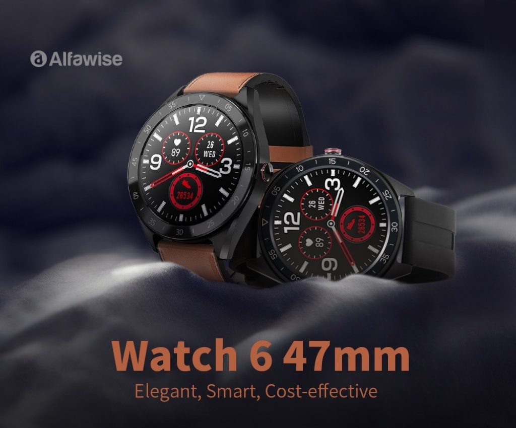 coupon, gearbest, Alfawise Watch 6 47mm Smart Watch