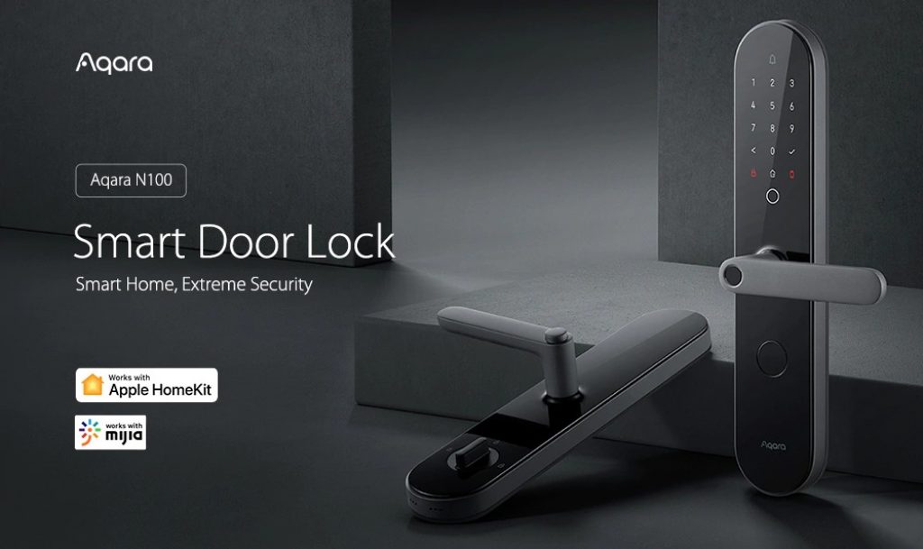 coupon, gearbest, Aqara N100 Smart Door Lock Fingerprint Bluetooth Password Unlock Works with Mijia HomeKit Smart Linkage with Doorbell Feature from Xiaomi youpin
