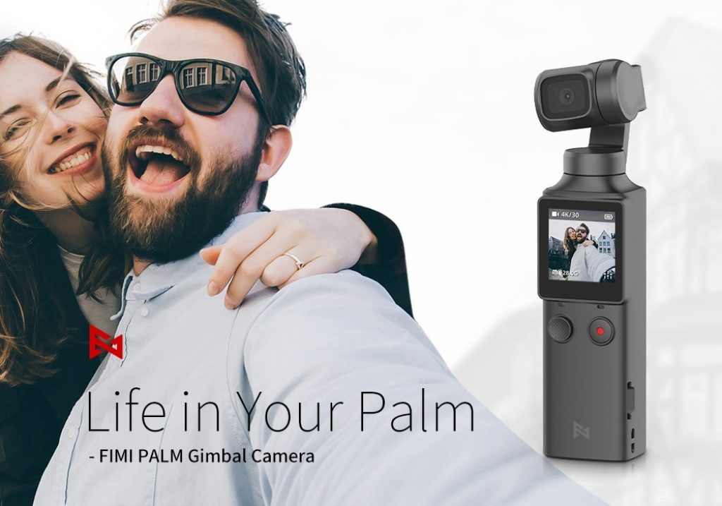 coupon, gearbest, FIMI PALM 3-Axis 4K HD Handheld Gimbal Camera Pocket Stabilizer