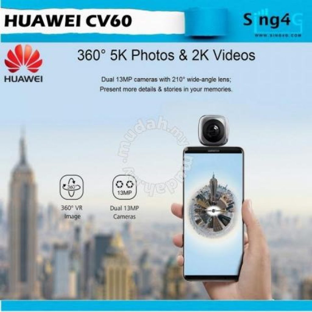 coupon, banggood, HUAWEI CV60 Cool Edition Panoramic Camera Lens 360° view for Smartphone