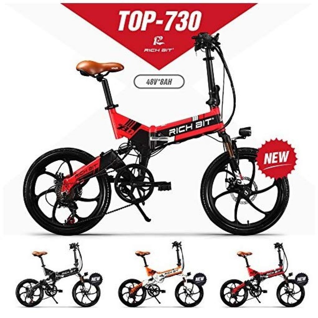 coupon, banggood, RICH BIT TOP-730 48V 250W 8Ah 20inch Folding Moped Electric Bike