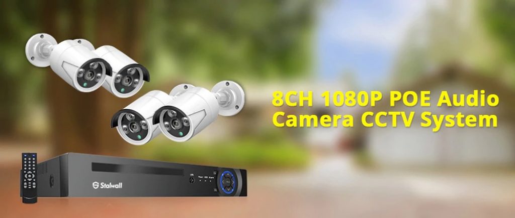 coupon, gearbest, Stalwall N1 H.265 Outdoor Waterproof Home CCTV Video Surveillance kit